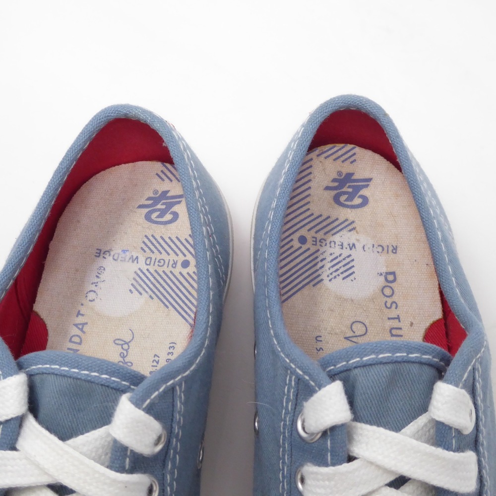 PF Flyers Womens Grounder Lo Sneakers Blue Canvas Lace Up 7.5 - Picture 8 of 10
